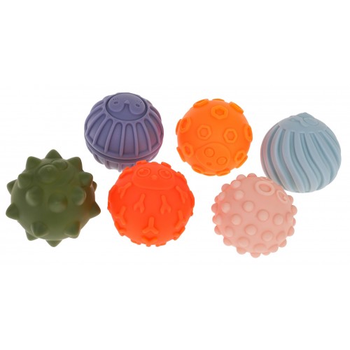 Set of Sensory Balls 6 pieces.