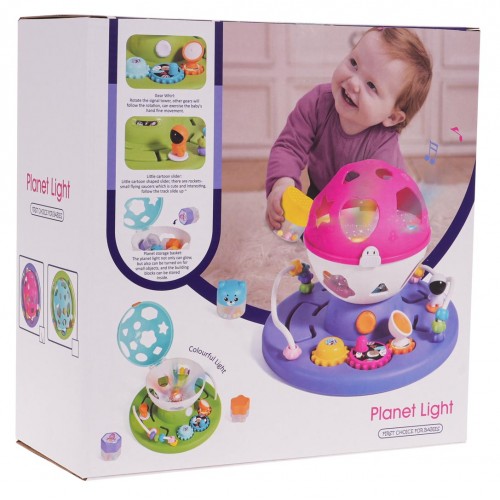 Interactive Sorter with Light and Sound Function Pink