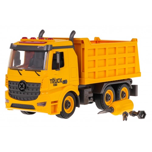 Twisting Dump Truck with Sound Function + Accessories