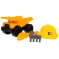 Construction Vehicle with Helmet + Accessories