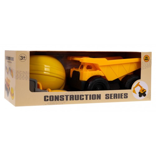 Construction Vehicle with Helmet + Accessories