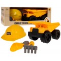 Construction Vehicle with Helmet + Accessories