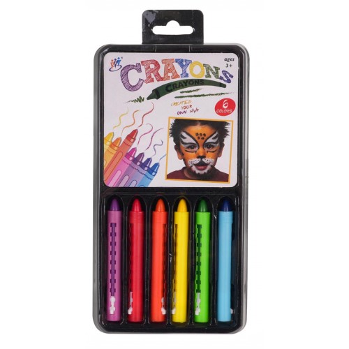 Face Painting Set Crayons 6 Colors