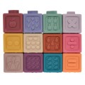 Set of Sensory Cubes Numbers 12 pieces.