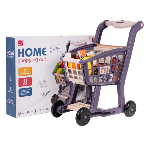 Shopping Cart with Light and Music Function, 41 pieces.