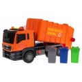 Orange Garbage Truck with Sound Function + Accessories