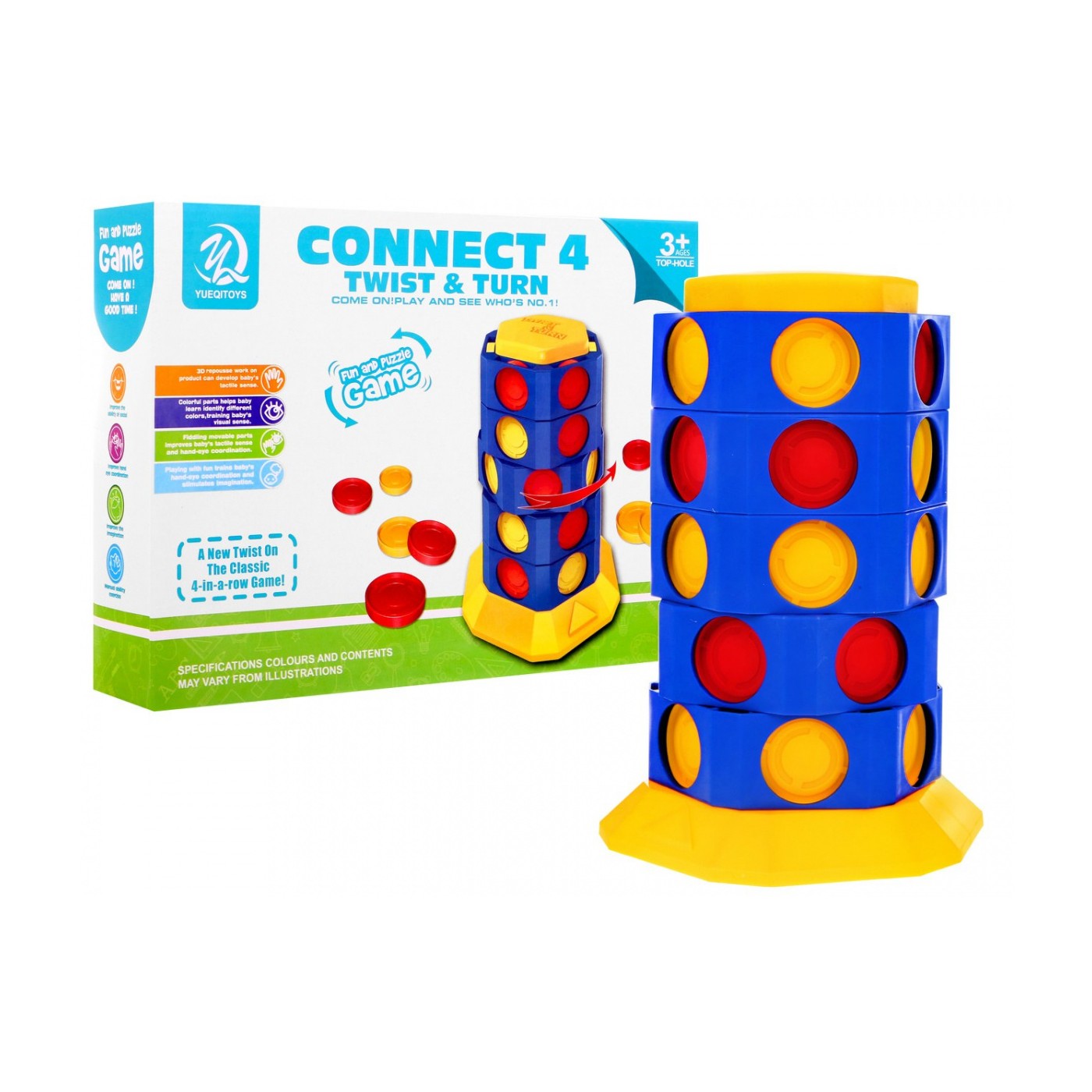 Revamped Retro Games : Connect 4 Twist & Turn