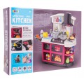 Kitchen Kitchenette with Sound and Water Function 52 pieces. Red