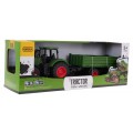 Green Tractor with Trailer