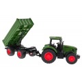 Green Tractor with Trailer