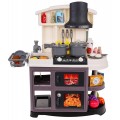 Kitchen Kitchenette with Sound and Water Function 52 pieces. Grey