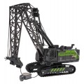 Metal Crane Black and Green