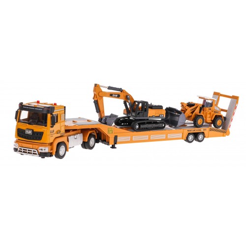 Construction Vehicle Set with Tow Truck