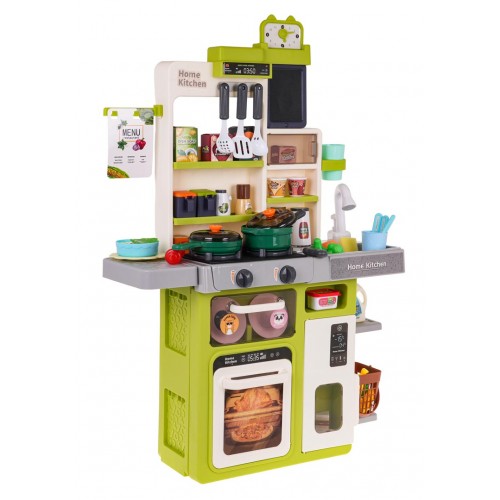 Kitchen Kitchenette with Light and Sound Function 63 pcs. Green