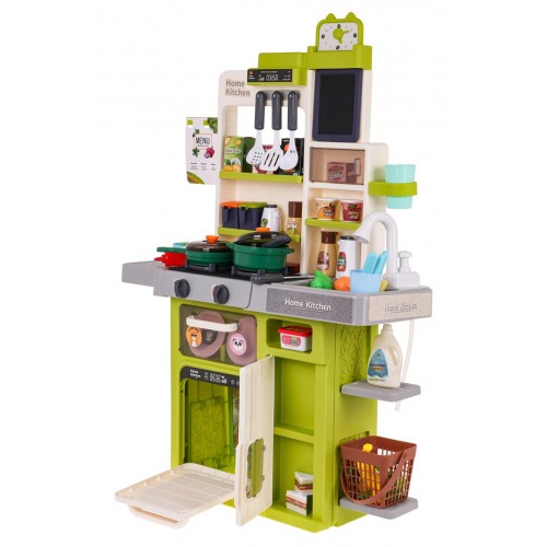 Kitchen Kitchenette with Light and Sound Function 63 pcs. Green