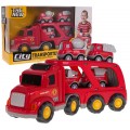 Set of Vehicles: Tow Truck + Fire Trucks