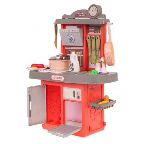 Kitchen Kitchenette with Sound Function 28 pcs. Pink