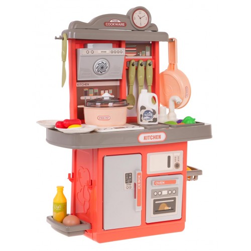 Kitchen Kitchenette with Sound Function 28 pcs. Pink