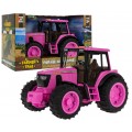 Pink Tractor with Lights and Sounds