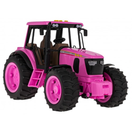 Pink Tractor with Lights and Sounds