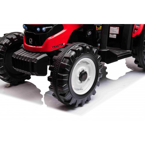 MEGA Tractor D68 Vehicle With Trailer Red