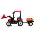 MEGA Tractor D68 Vehicle With Trailer Red