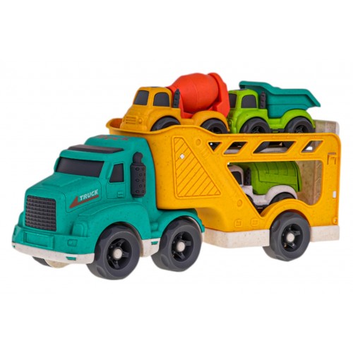 Set of ECO Vehicles Tow truck + Cars