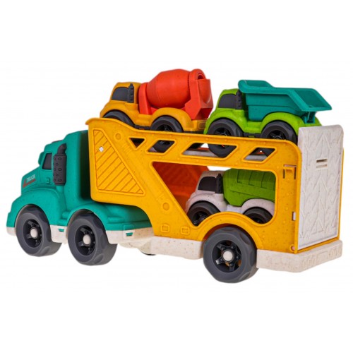 Set of ECO Vehicles Tow truck + Cars