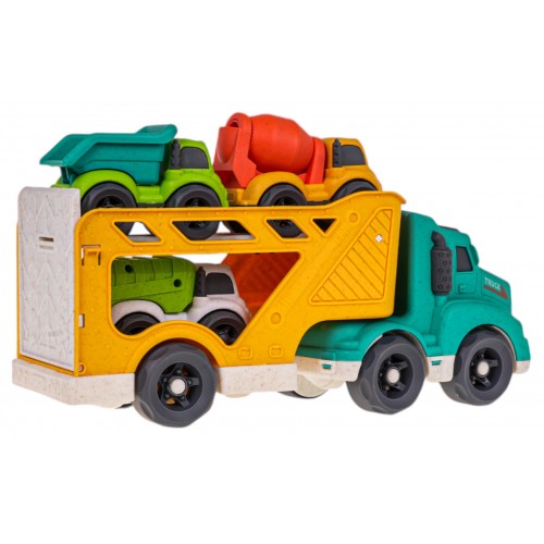 Set of ECO Vehicles Tow truck + Cars