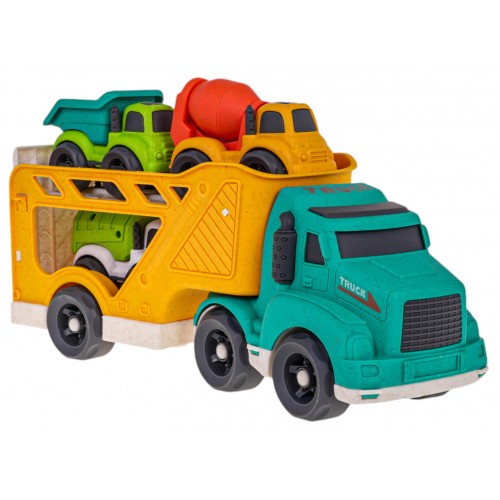 Set of ECO Vehicles Tow truck + Cars