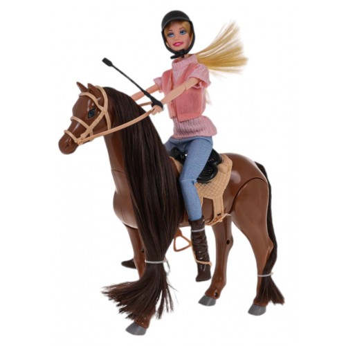 Doll with Horse + Accessories Set