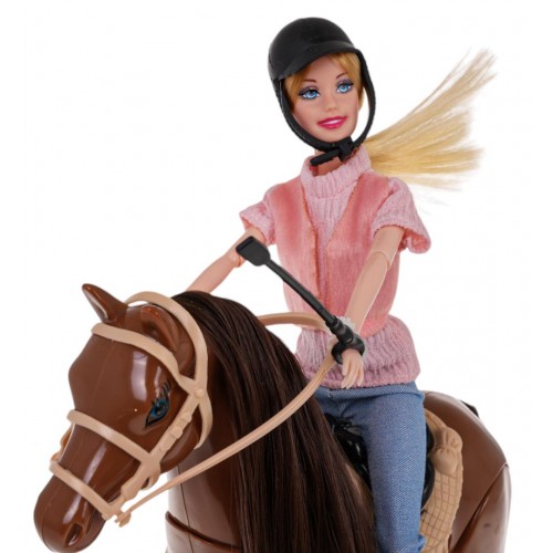 Doll with Horse + Accessories Set