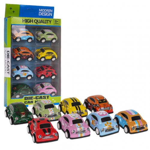 Set of 8 Driven Cars