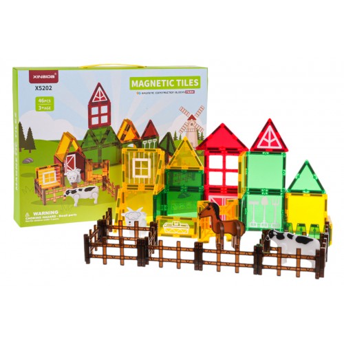 Magnetic Blocks Farm 46 pcs.