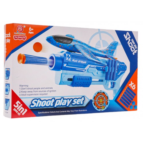 5in1 Orange Plane Launcher Pistol