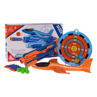 5in1 Orange Plane Launcher Pistol