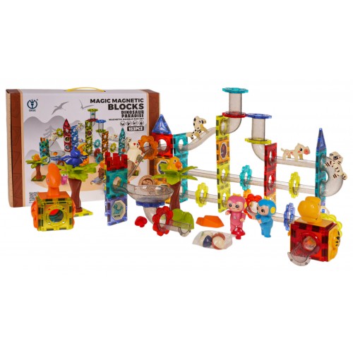 Magnetic Building Blocks ZOO Ball Set 153 pcs.