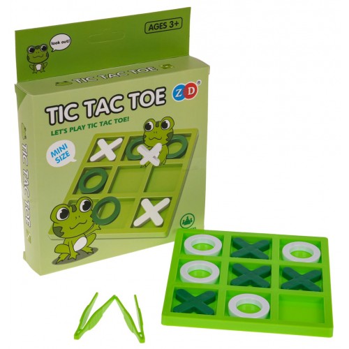 Tic Tac Toe Logic Game Frog Version