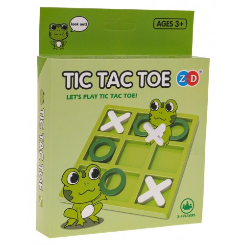 Tic-Tac-Toe Frog Logic Game