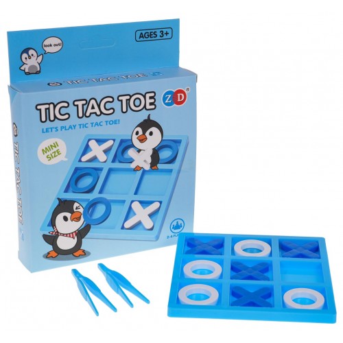 Tic Tac Toe Logic Game MINI Penguin Version