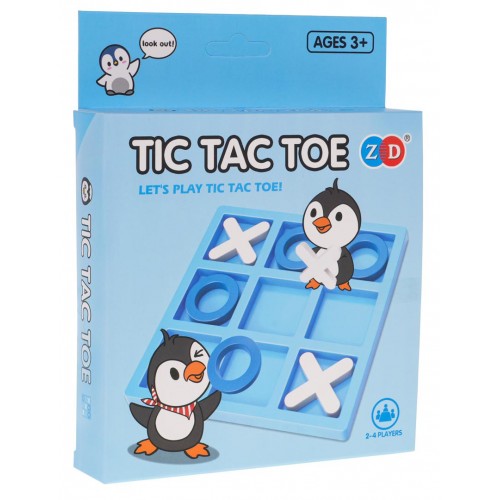 Penguin Tic-Tac-Toe Logic Game