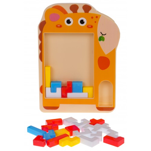 Tetris Giraffe Puzzle Game