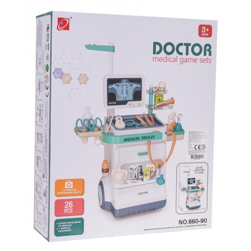 Doctor Kit with ECG + Accessories Blue