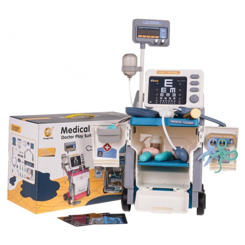 Doctor Kit with ECG + Accessories Blue