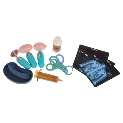 Doctor Kit with ECG + Accessories Blue