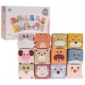 Set of Animal Sensory Cubes 12 pcs.