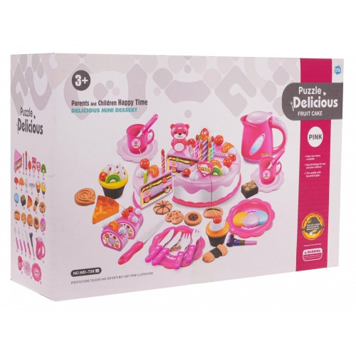 Birthday Party Set Cake Pink