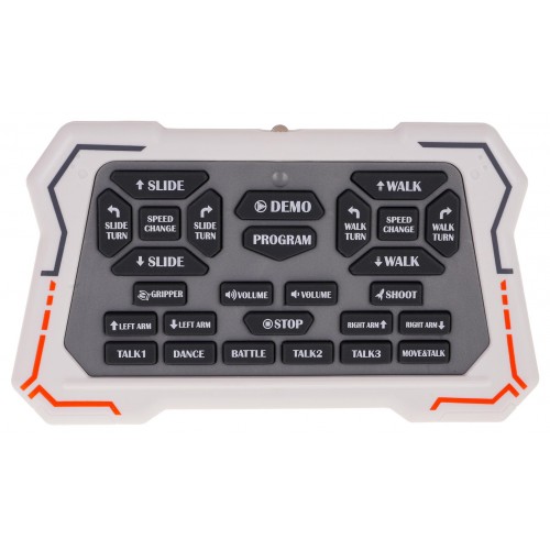 Multifunctional Orange White R/C Robot