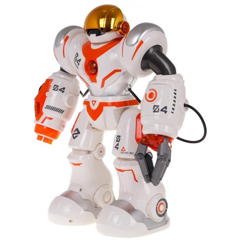 Multifunctional Orange White R/C Robot