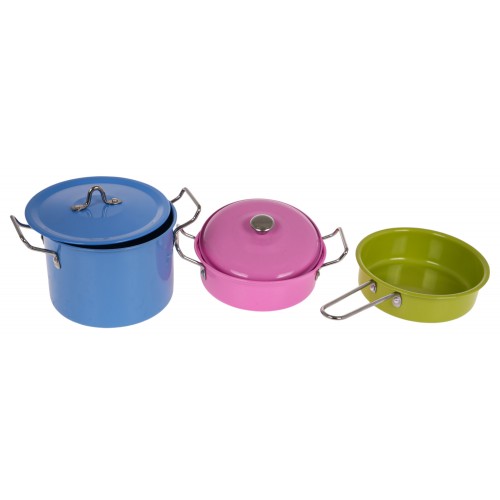 Metal Colored Pots + Accessories